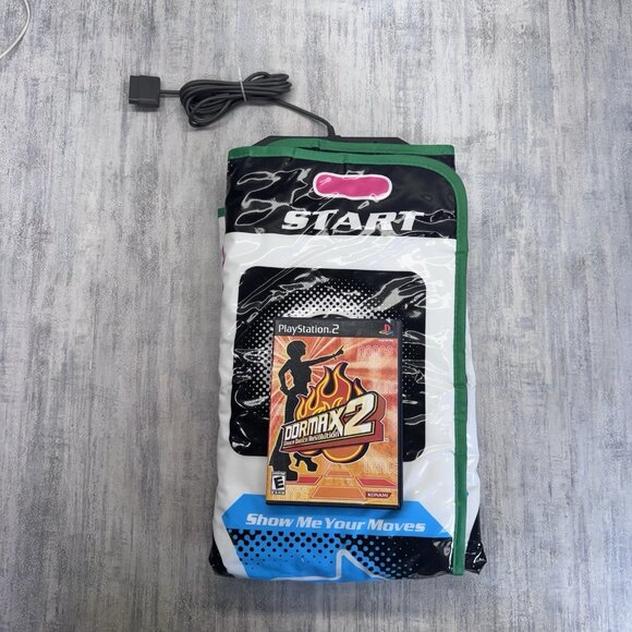 Konami Playstation 2 Dance Dance Revolution Mat Pad & DDR Max 2 Game - Picture 1 of 6